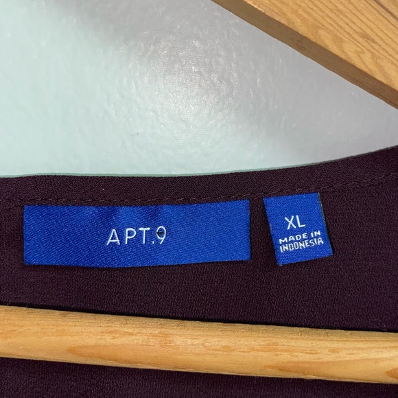 Apt. 9 Women's Purple Blouse - Picture 10 of 11